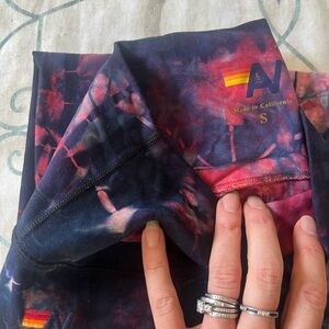 Aviator Nation Tie-Dye Leggings